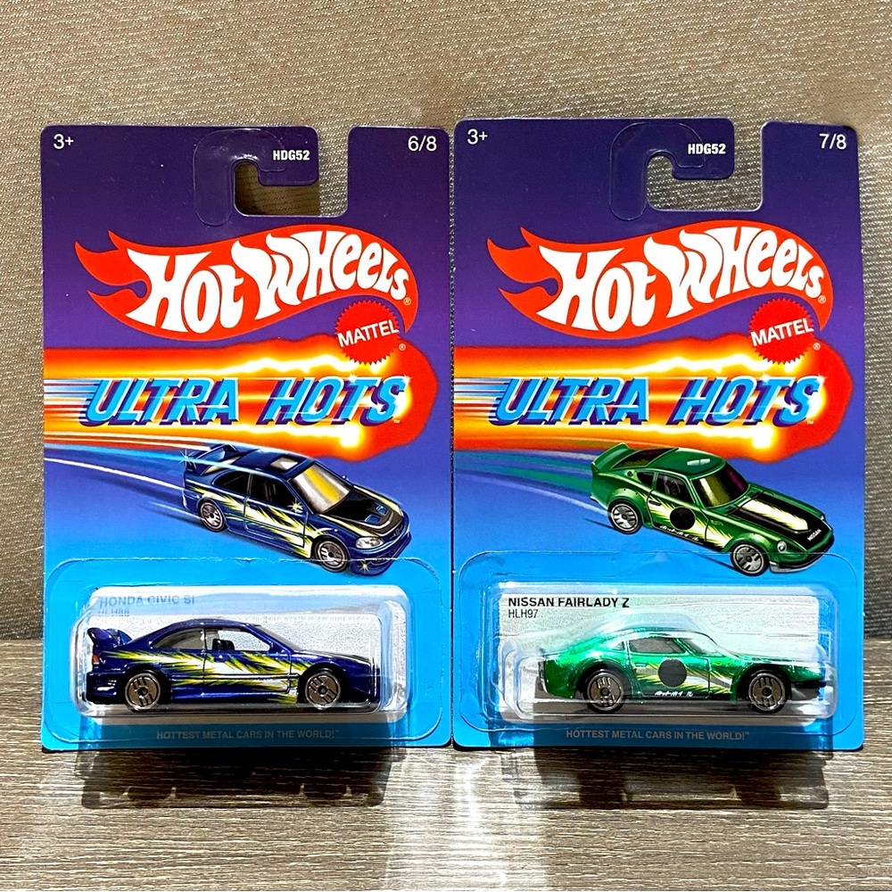 HOT WHEELS Ultra Hots Honda Civic Si & Nissan Fairlady Z Lot Of 2ea